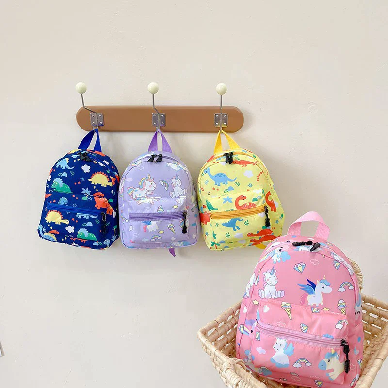 Children's Cartoon Dinosaur Backpacks for Teenager Cute Kindergarten Schoolbag Waterproof Book Bag Boys Girls Animal Bag 1