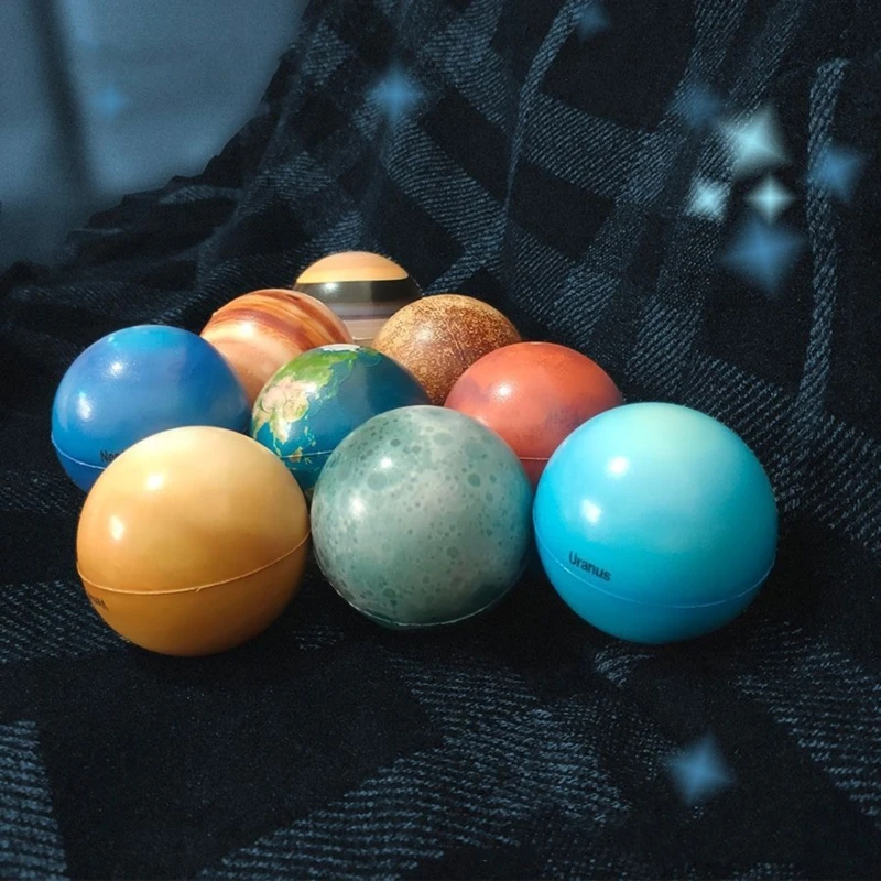 

12Pcs Galaxy-Planet Ball Soft Squeeze Stress Balls for Classroom Solar System Toy Outer Space Astronomy Learning Toy