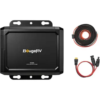 DC600 Alternator Charger, 600W DC-DC Charger for Portable Power Stations, 6X Faster Than Cigarette Chargers, Compatible with 99%