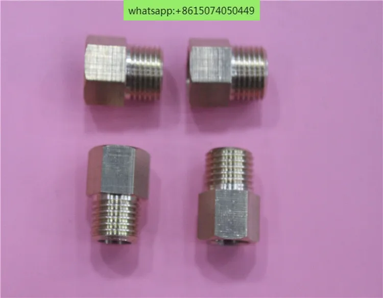 

20pcs Copper material pressure switch conversion joint 7/16 to 1/4 conversion joint pressure switch joint 7/16 to 2 minutes