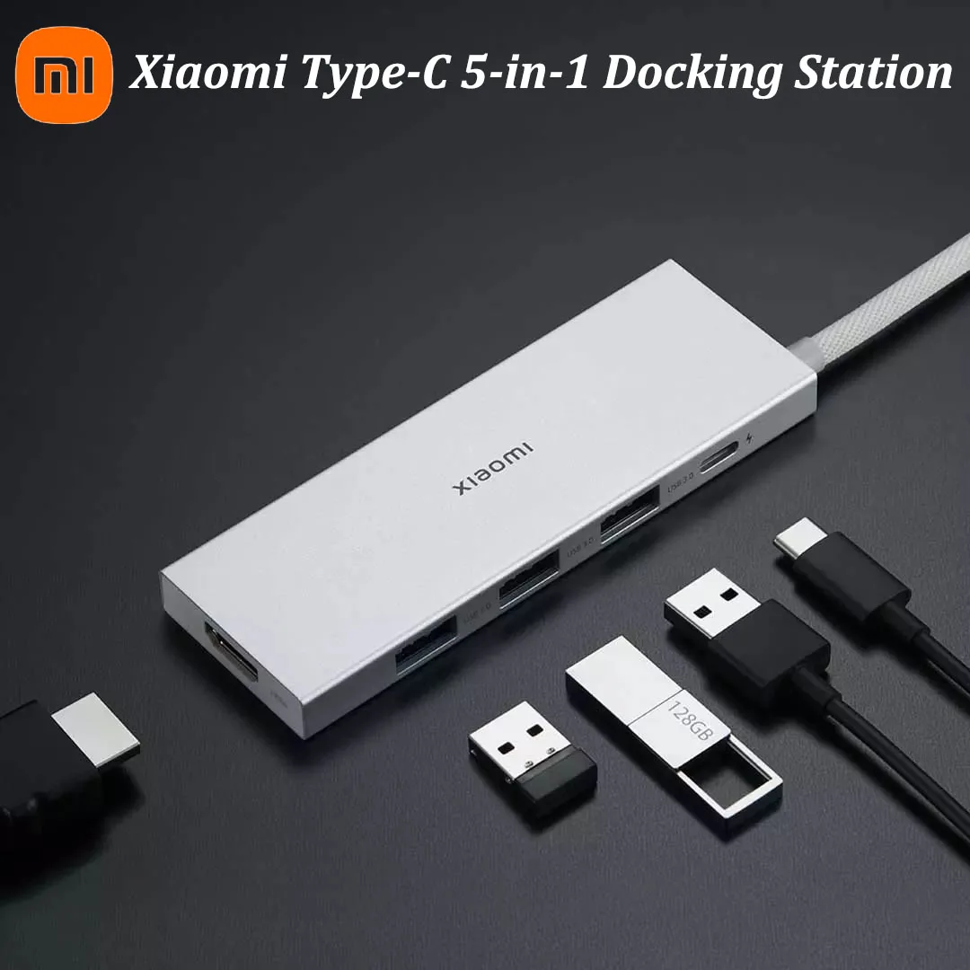

Док-станция Xiaomi 5 в 1, USB 100%/Type-C/HDMI