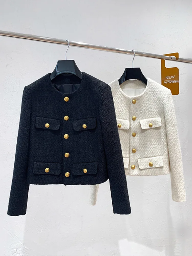 ジャケット・アウター VOAAOV 20aw tumbler tweed long coat 20AW VOAAOV Tumbler Tweed Long Coat