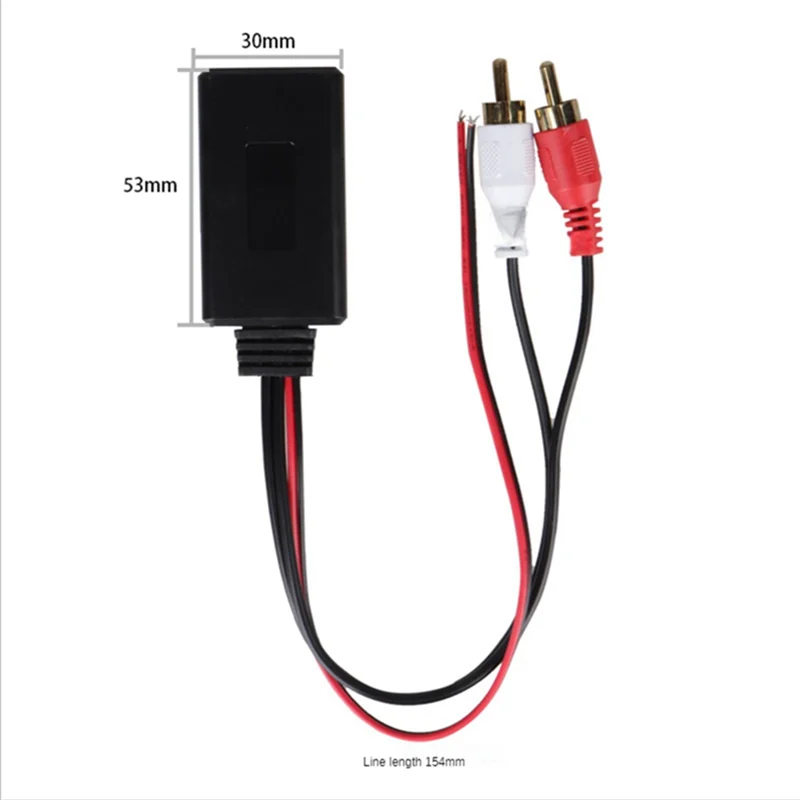 B68A Universal Car RCA USB Adapter Wireless Bluetooth Receiver Home Media AUX Bluetooth Audio Device Audio Cable