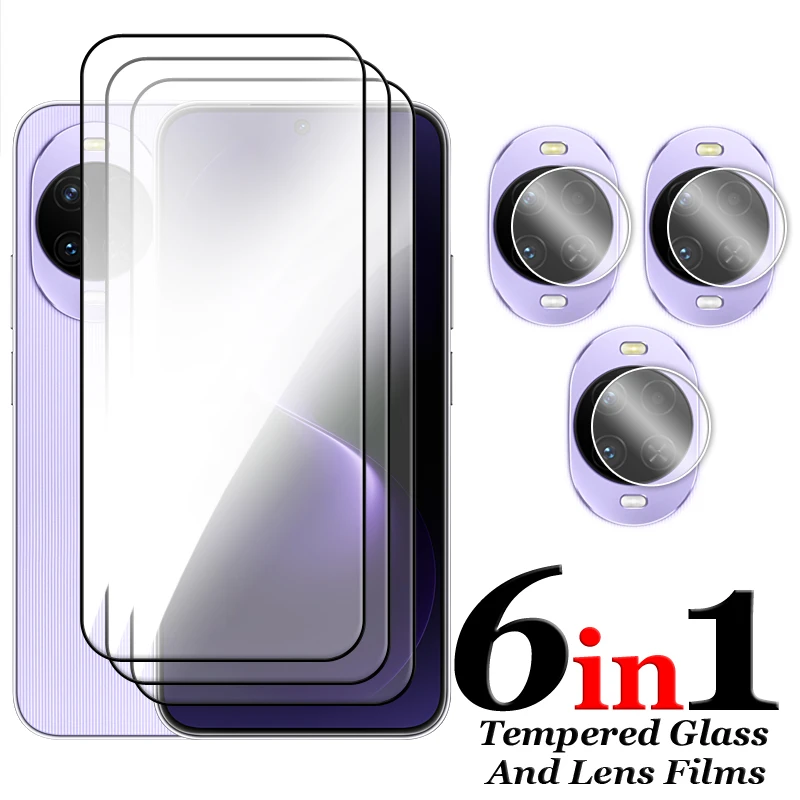 Premium Full Cover Tempered Glass Screen and Camera Lens Protector