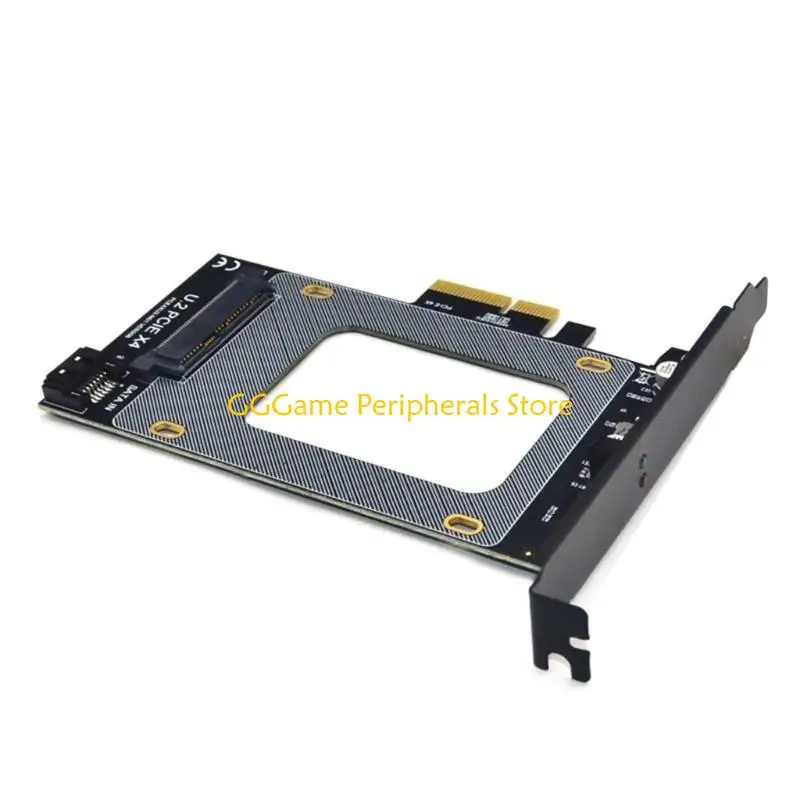 U55B PCIE3.0 4X-SFF-8639 어댑터-PCIE 라이저 카드 SSD 2.5인치 SSD 드라이브 변환기용 PCIE 카드