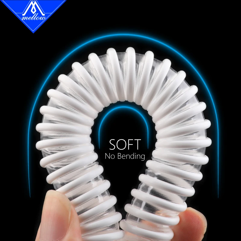 Tubo de Ventilador Cpap Anti-fold Suave Ventilador Centrífugo sem Escova dc Ws7040 7040 Vzbot Impressora 3d com Holograma 15 mm 18 m - Imagem 2