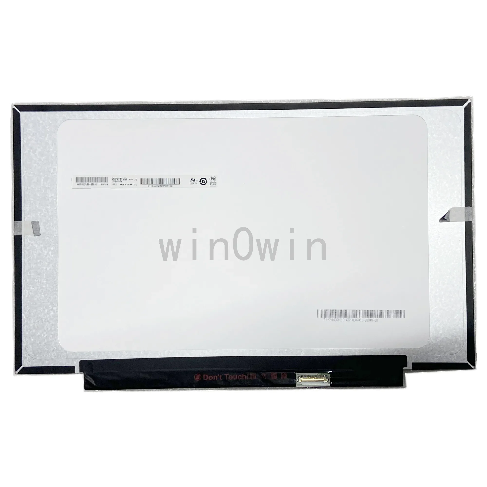 

B140XTN07.6 подходит для B140XTN07.3 B140XTN07.2 искусственная кожа 1366X768 без отверстий для винтов EDP 30-контактная ЖК-панель