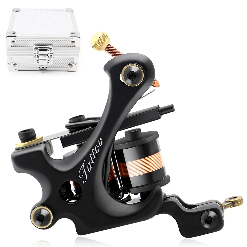 CoilTattooMachine10WrapCoilsTattooGunAluminumAlloyTattoo