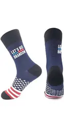 Unisex Novelty Crew Socks with Humorous Political Leader Portraits - Perfect Conversation Starters and Unique Gifts - One Size (06)