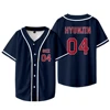 KPOP FELIX BANGCHAN CHANGBIN HYUNJIN SEUNGMIN LEE KNOW Baseball Jersey T-shirt Short Sleeve Graphic Women Men Oversized Tees 6