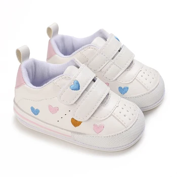 Baby Girl Crib Soft Sole Prewalker Sneakers Walking Shoes