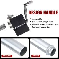 Инструмент для обжима трубок, ручной ролик для впуска и интеркулера, инструмент для обжима труб, подходит для трубок 5/8 дюйма или большей идентификационных трубок, алюминий — изображение 4