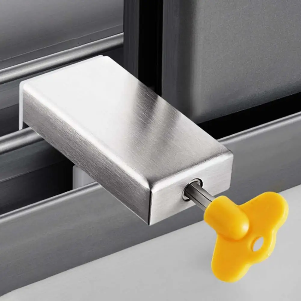 1 Set Window Limiter Practical Durable Window Stopper Bedroom Sliding Door Security Lock Kid Guard Daily Use