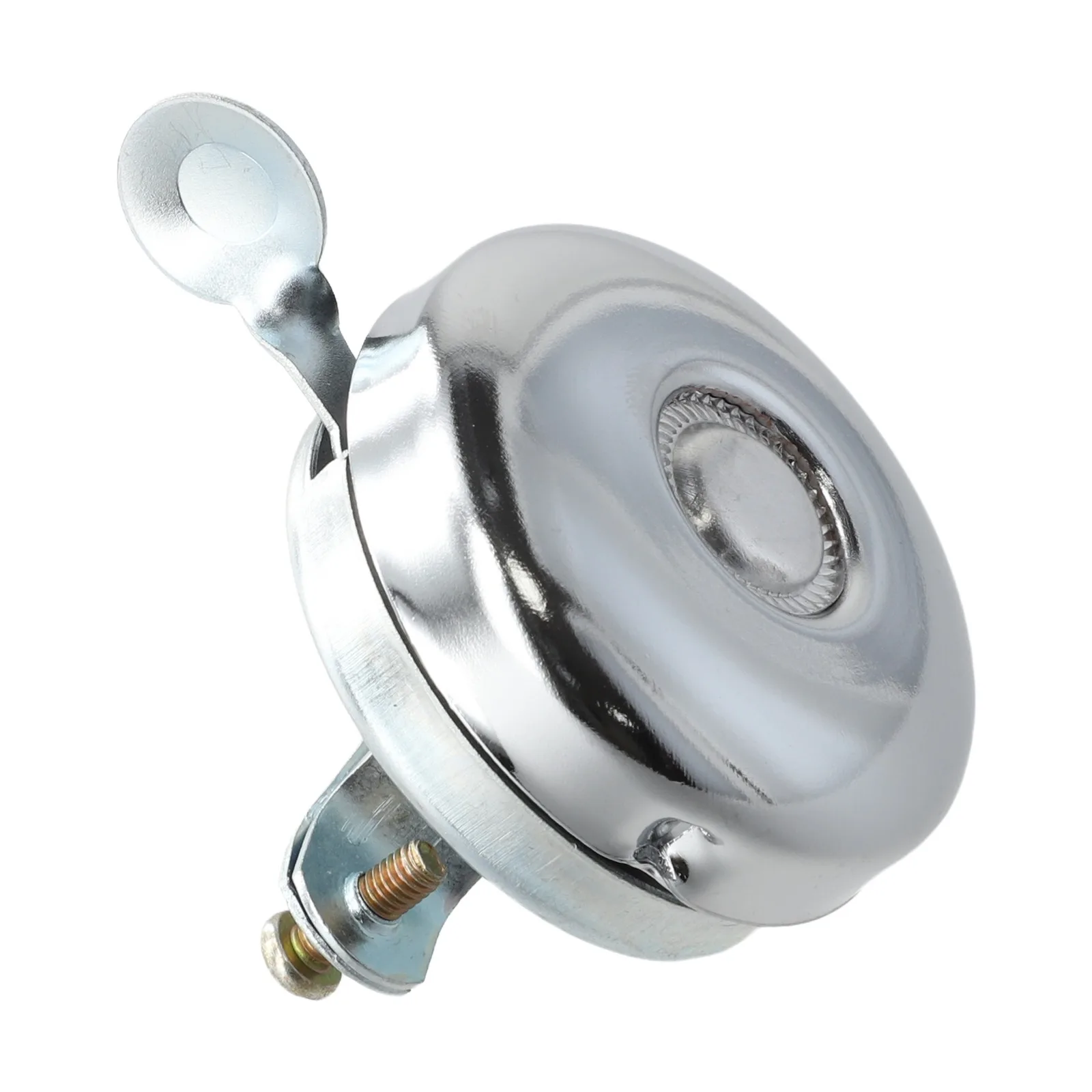 

Durable Bike Chrome Bell Silver/Black Universal Practical Replacement Accessories Classic Dinger Folding Bicycles Parts
