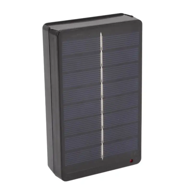 Chargeur Solaire Batterie 2 Emplacements - Pour Batteries 18650, 21700, Etc. - Avec Banque D'alimentation Intégrée, USB Type-C
