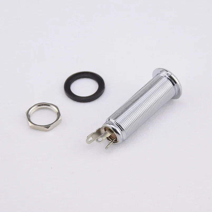 Guitar Tool 1 Piece GuitarFamily Stereo Long Threaded Output Jack Electric Guitar Bass