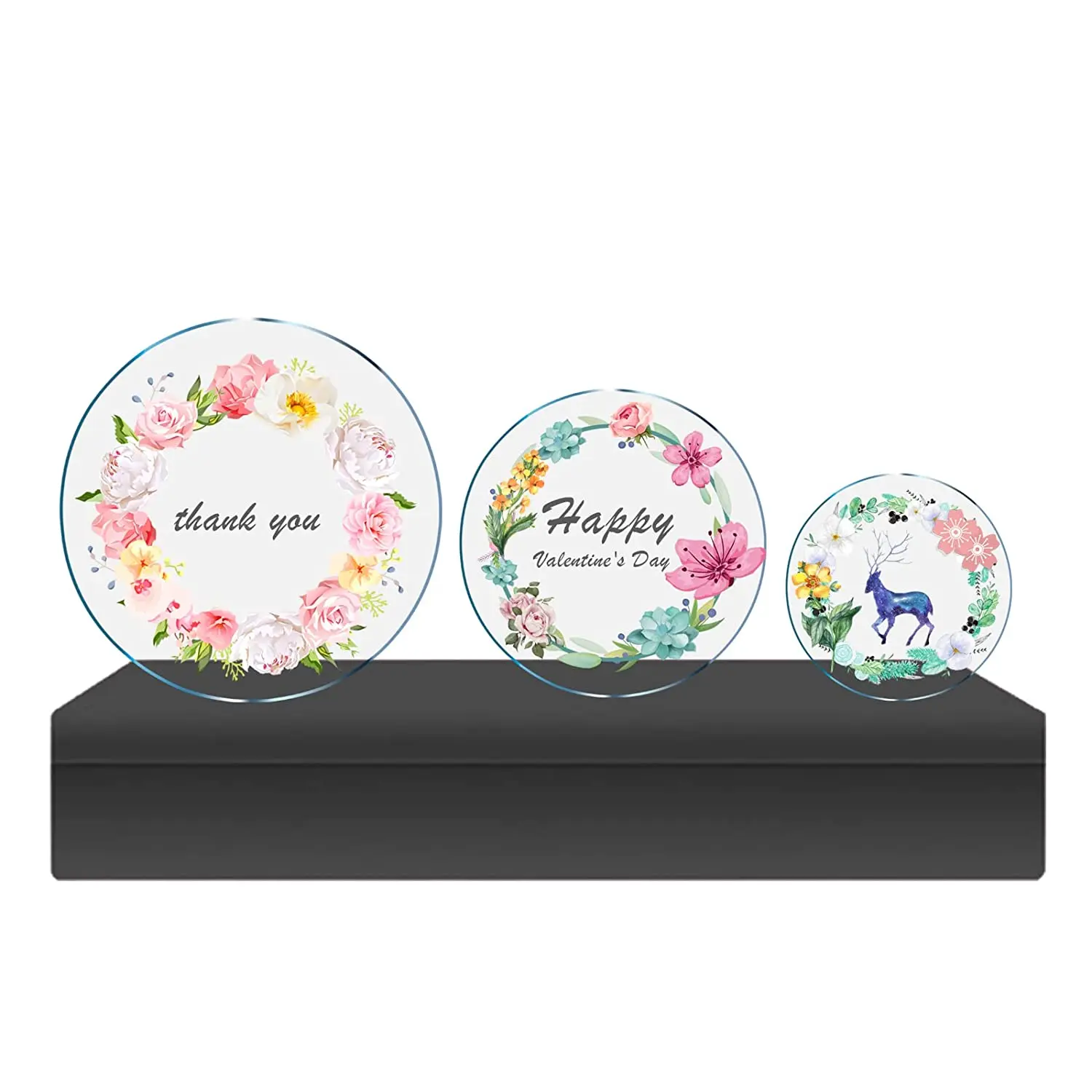 Buy 10 Pieces Clear Circle Acrylic Sheet 6 Inch Acrylic Plexiglass Disc Transparent Round Acrylic Sign For Cricut Cutting And Engraving Name Cards Painting And Diy Projects