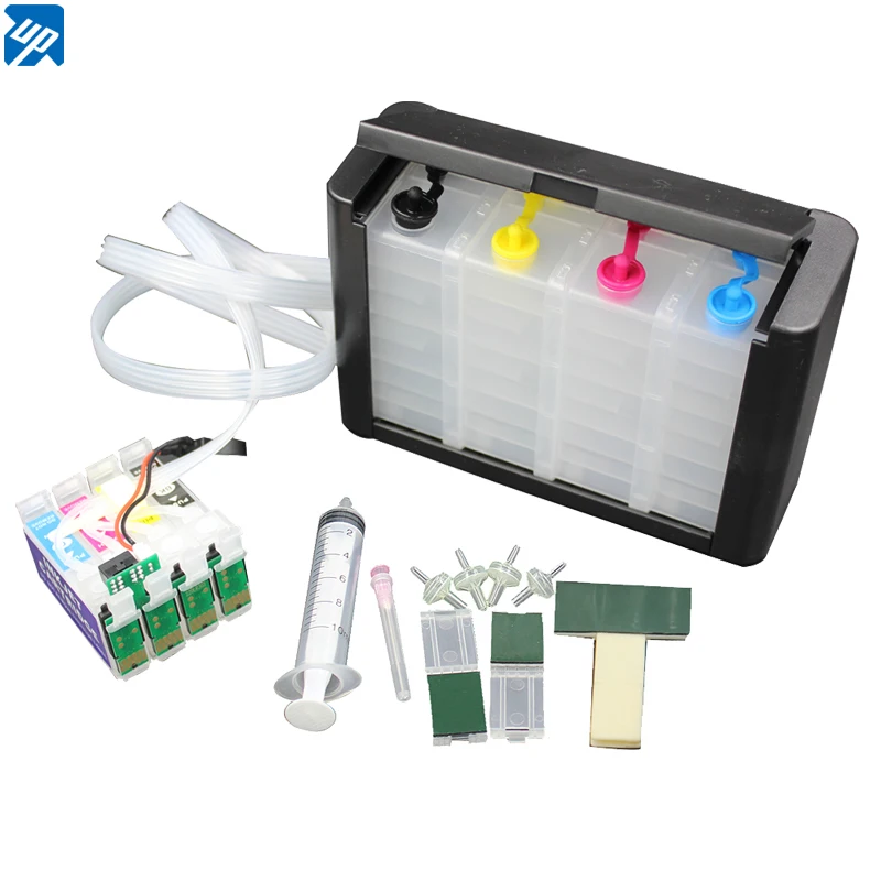 Empty luxury CISS continuous ink supply system for epson WorkForce WF7110 7610 7620 WF3620 WF3640 7110DTW 7610DWF printer T2711 with ARC chip 27XL 252XL