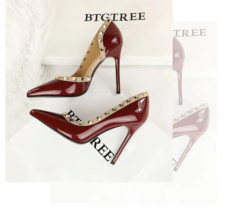 2025 Nuovo Sexy Nero Sottile Tacchi Alti 10.5 Centimetri Scarpe da Donna