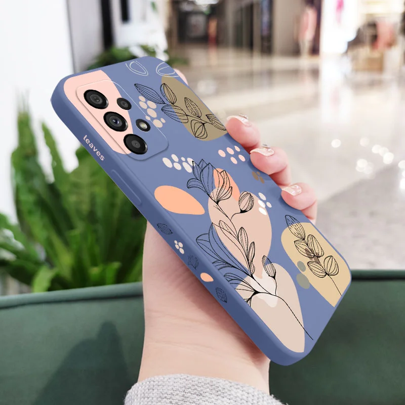 Elegant Abstract Plants Phone Case - Nature-Inspired Design
