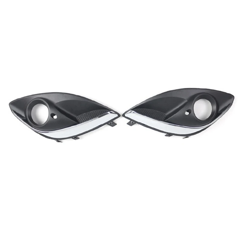Front Bumper Fog Light Grille Cover For Opel Corsa D 13286025 13345358 13344798 13286026