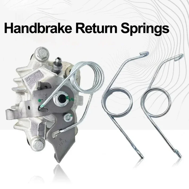 

2Pcs Rear Caliper Parking Brake Lever Return Springs Stainless Steel