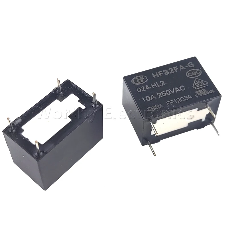 Free Shipping 10pcs/lot High Quality Control Relay Relay HF32FA-G-012-HSL1 12V  HF32FA-G-024-HL2  24V 10A 4PIN