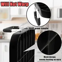 2 Burner Griddle Pan with Glass Lid,Stove Top Flat Griddle for Glass Stove Top,Aluminum Pancake Griddle,Non-Stick Griddl 2