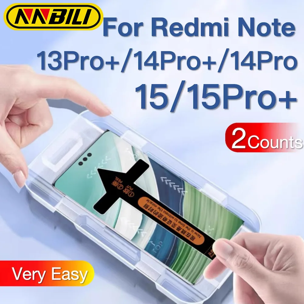 Double-Pack Toughened Glass Screen Protector with Installation Kit