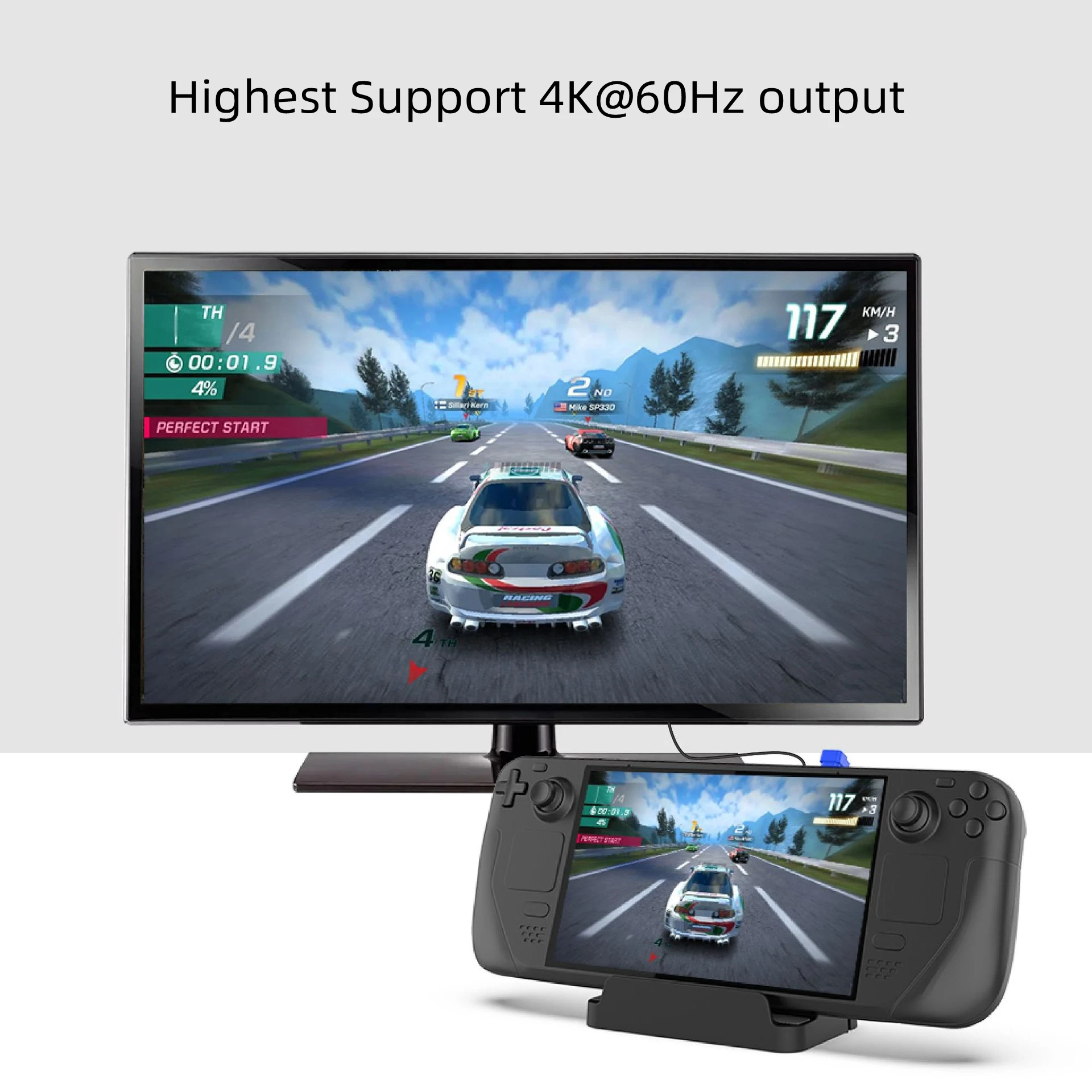 Adatto Per Steam Deck Dock Hub Holder Usb Type-C Charger Docking Station Supporto Base Tv Per Steamdeck Steam Deck Console Di Gioco