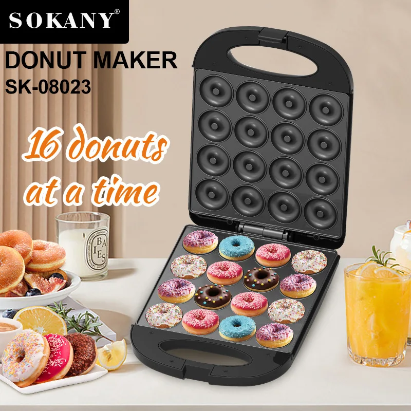 SOKANY 08023 donut machine cake machine bakery 16 hole bread machine