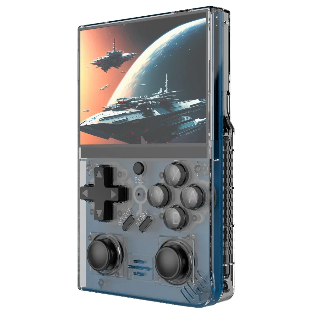 R35PlUS Retro Handheld 3.5 Inch Game Console Linux System Double Joystick Portable Pocket Video Player_voghion.com
