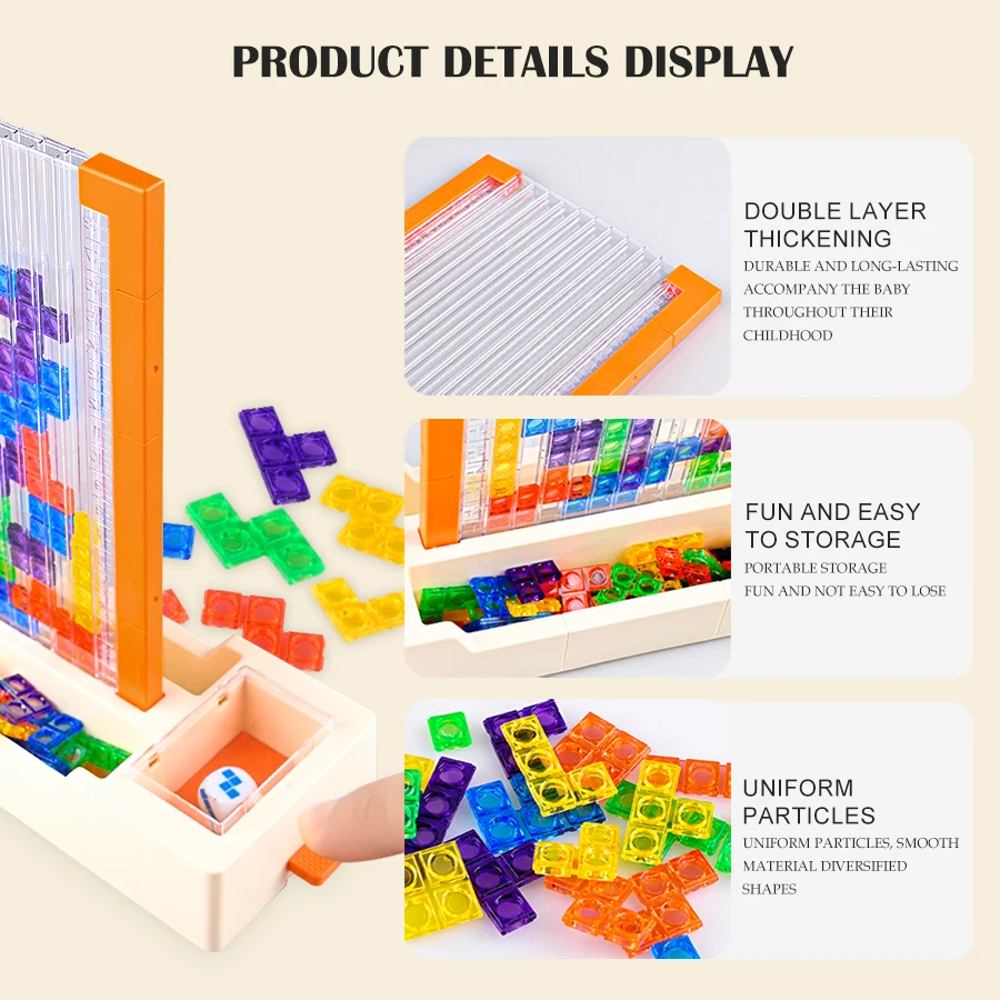 Colorful 3D Brain Teaser Puzzle Toy