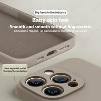 Luxury Liquid Silicone Phone Case For Apple iPhone 16 15 14 13 12 11 Pro Max Soft Case Shockproof Bumper Cover Phone Accessories 3