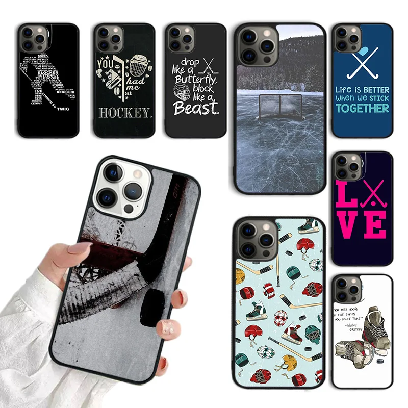 Custodia Per Telefono Da Hockey Su Prato Pond Per Iphone 15 Se2020 11 12 13 14 Pro Max Mini Cover Per Iphone Xs Max Xr 6 7 8 Plus Coque Fundas
