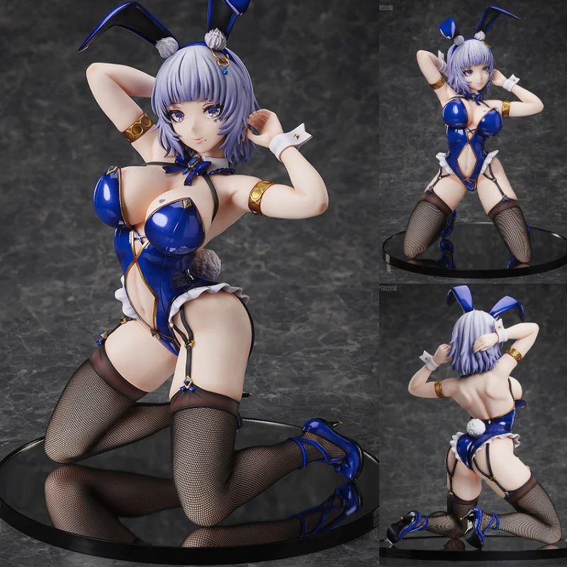 

100% Original Genuine BINDing Mio· Blue Sexy Bunny Girl PVC Action Figure Anime Model Toys Collection Gift