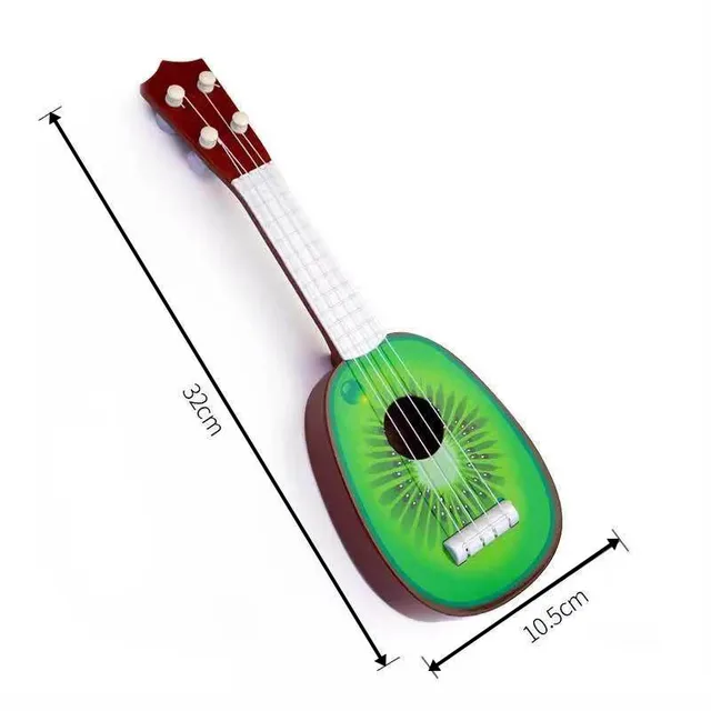 1Pcs Simulation Fruit Shape Kids Guitar Play Toys Nice Gift for Children Early Musical Educational Baby Musical Toy 6
