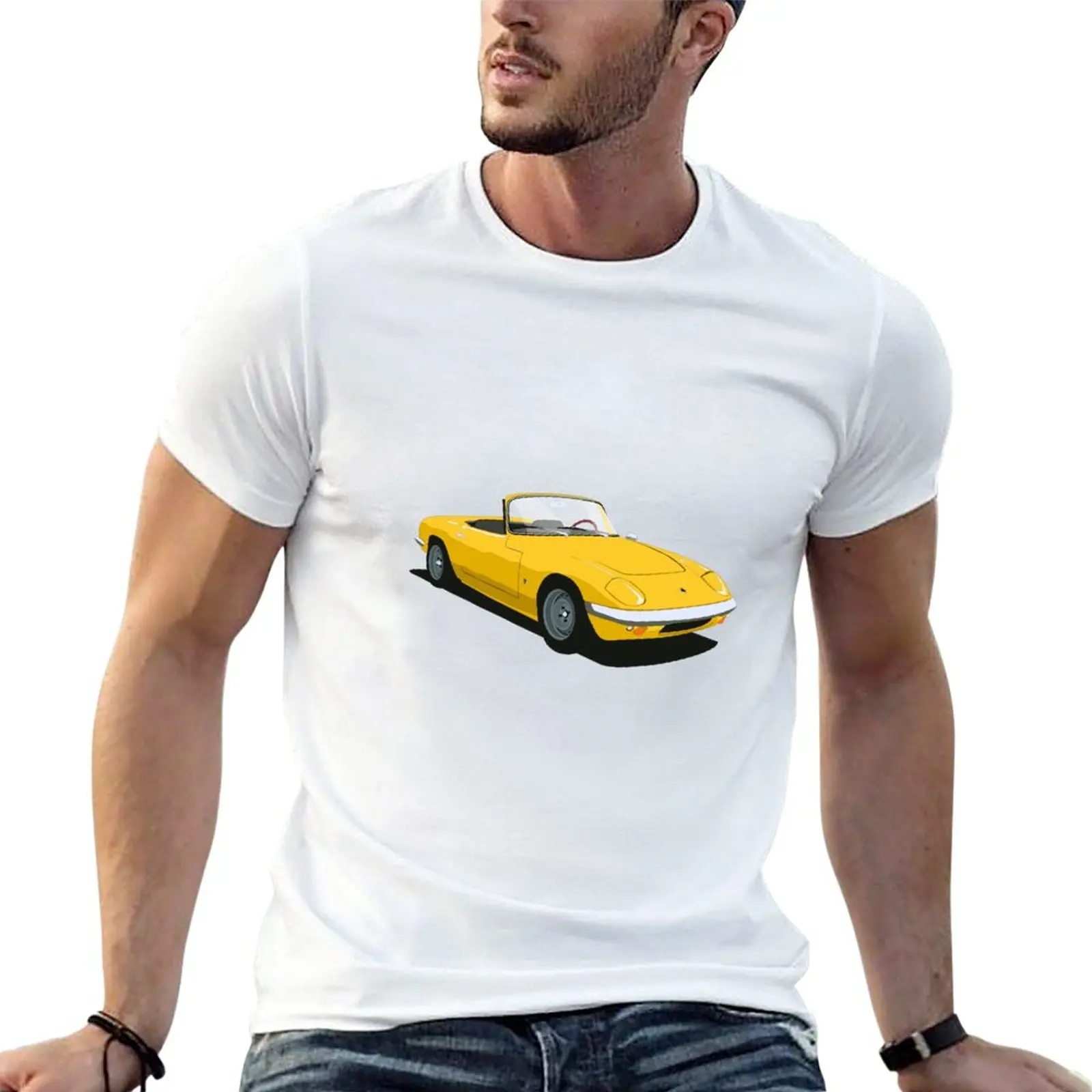 

New Lotus Elan T-Shirt quick drying t-shirt oversized t shirt vintage clothes T-shirt men