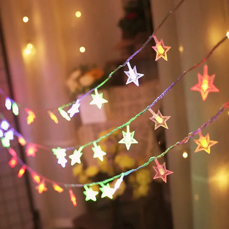 LED Fairy String Lights – Star Chain for Celebrations and Decorations