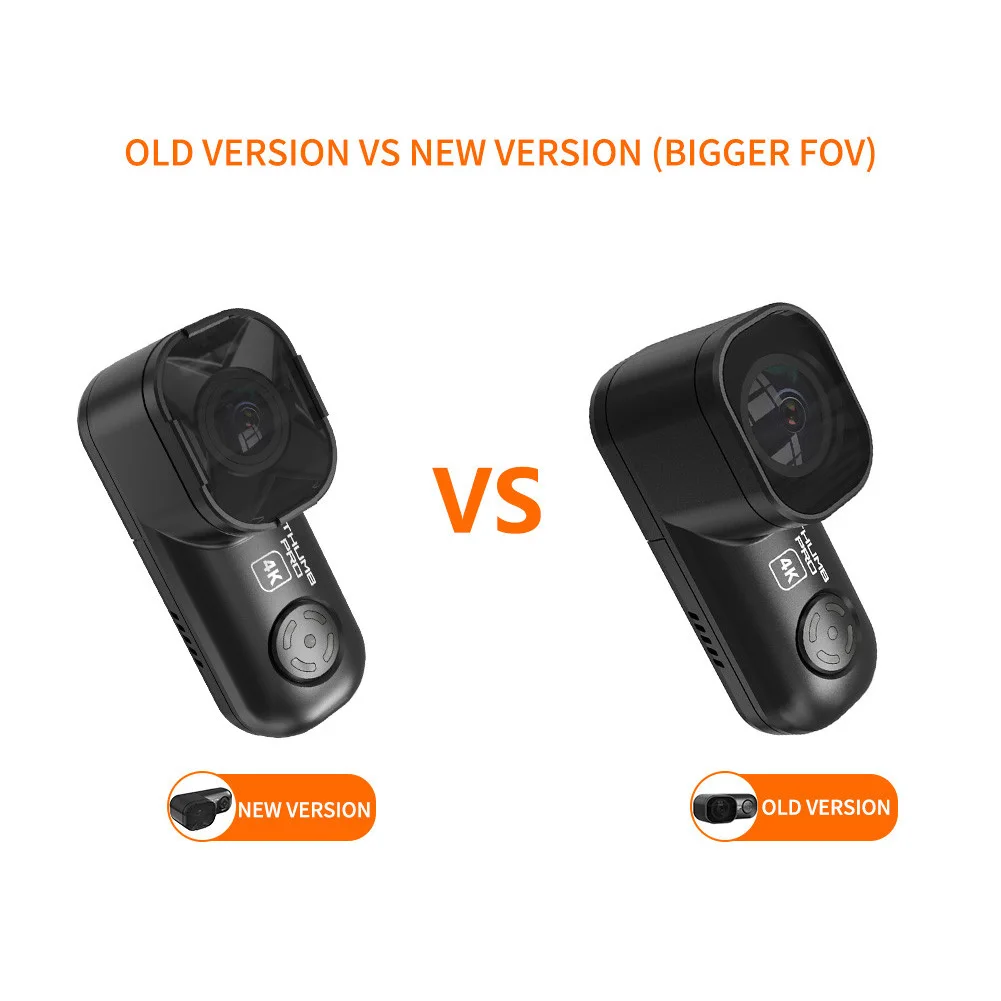 Caddx Thumb Pro ND installée sur un drone FPV, câble et support inclus, parfaite pour la livraison rapide.