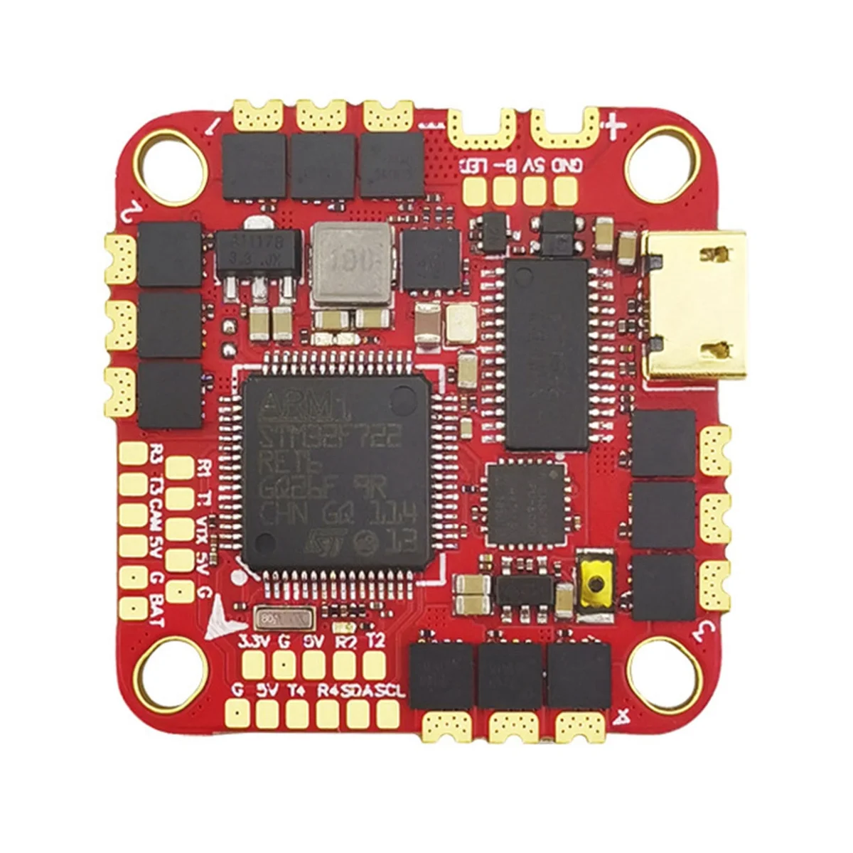 

Hakrc F722 40A Aio Dual USB Полетный контроллер, электрическая интеграция для Fpv гоночного полевого самолета 2-6S