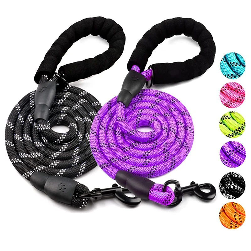 Strong Dog Leash Pet Leashes Reflective Leash For Big Small Medium Dog Leash Drag Pull Tow
