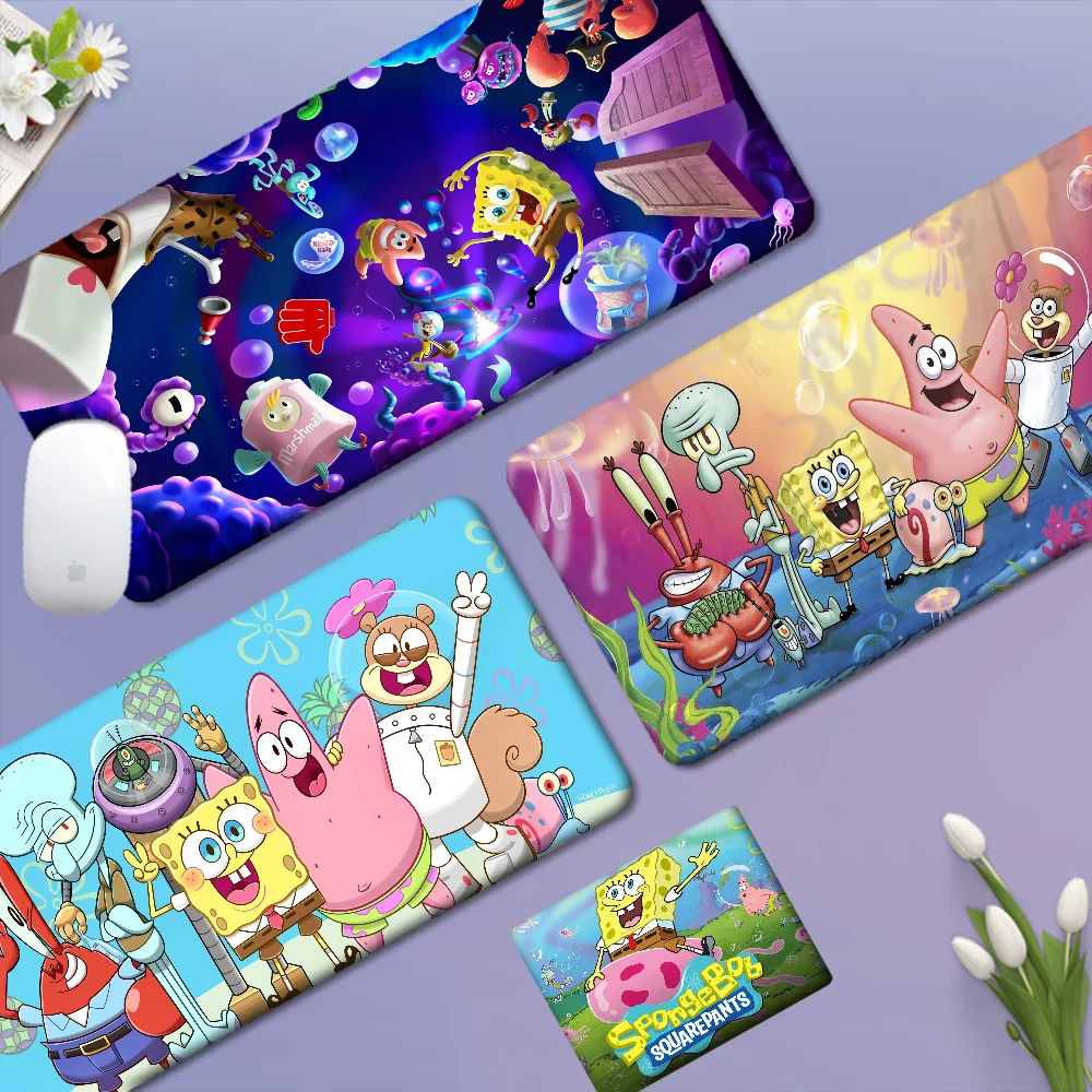 S-Spongebob Squarepants Mousepad Boy Pad Tappetino Per Mouse Da Gioco In Gomma Naturale Dimensioni Per Gaming World Of Tanks Cs Go Zelda