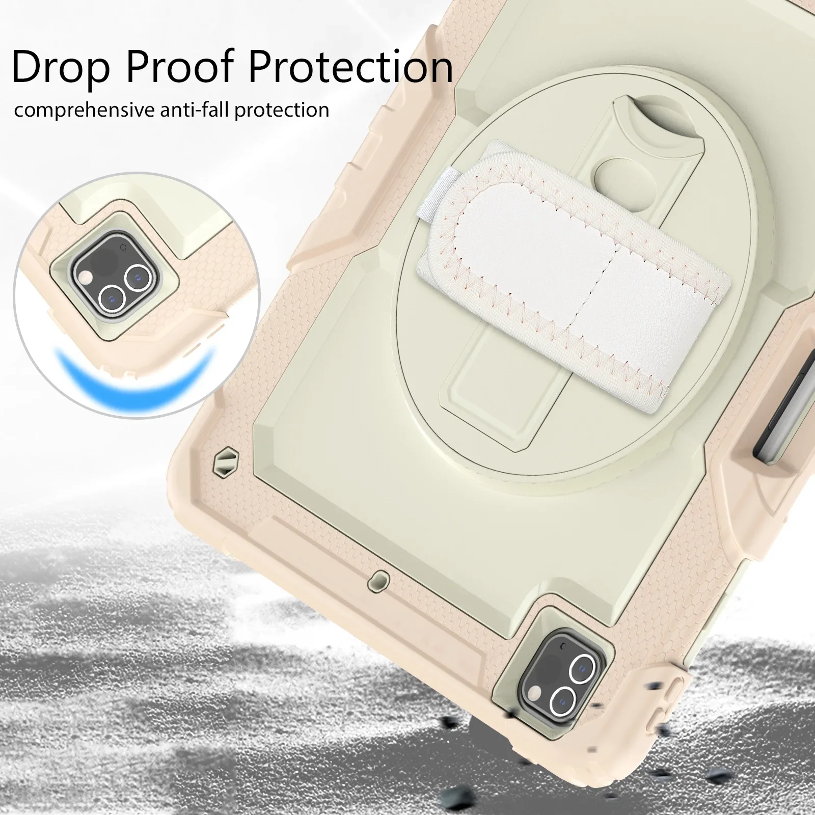 Universal Rotating Stand Case for iPad - Versatile Protective Cover