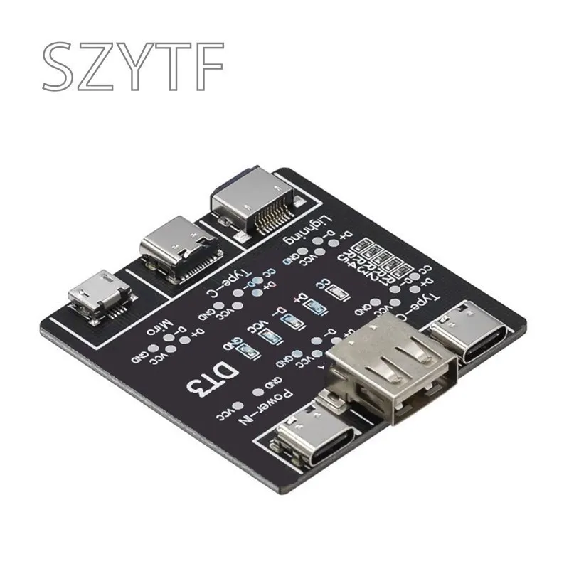 Universal USB Cable Tester with Short Circuit Detection and On-Off Switching