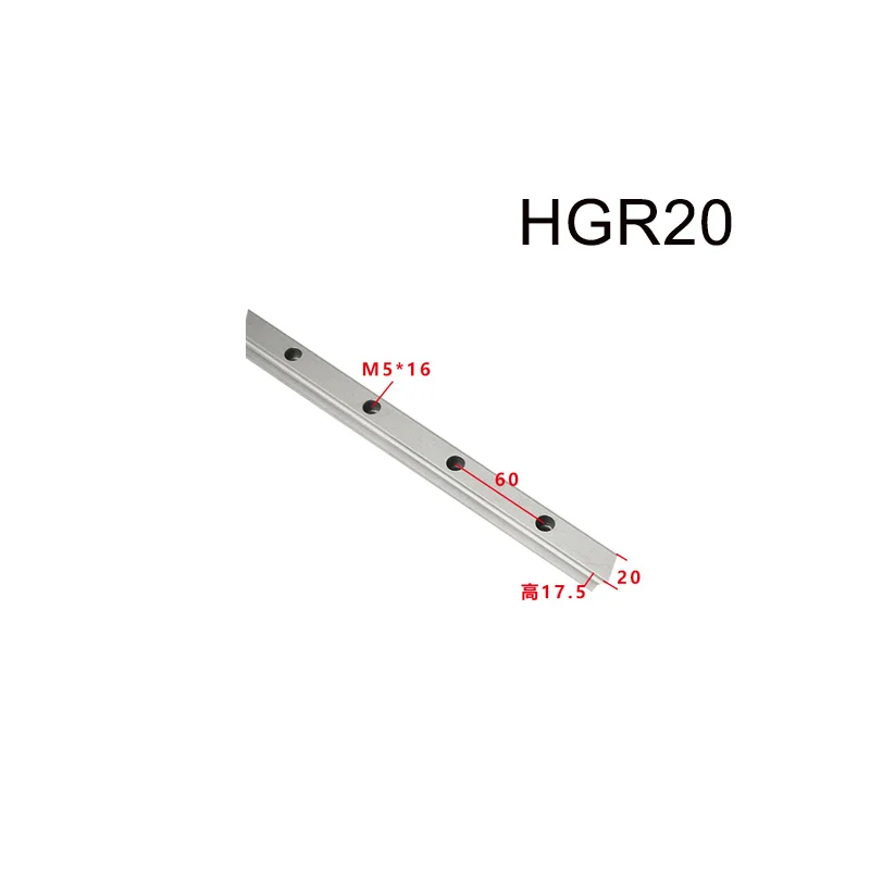 guias lineares para roteador cnc trilho linear hgr15 hgr20 hgr25 2pcs 03
