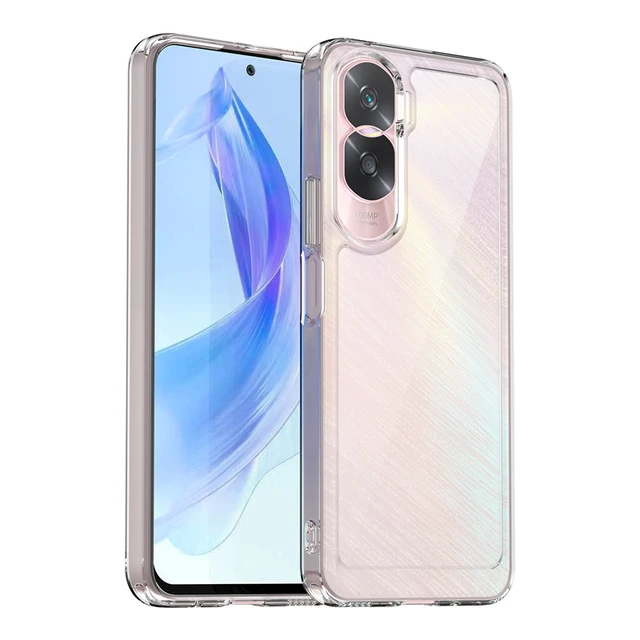 Funda para Honor 90 Lite 100, carcasa transparente esmerilada, cubierta  completa, suave, sensación de piel - AliExpress