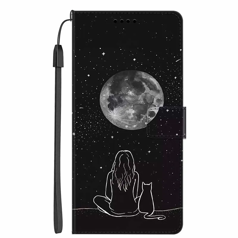 Magnetic Leather Flip Wallet Phone Case - Premium Book Cover Design
