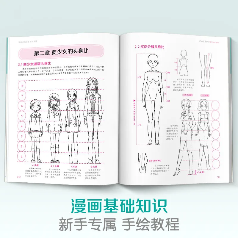 Drawing Book Manga Sketch Tutorial Comics Art Books Introduction for Kids  Adults Line Drawing Basic Tutorial How To Draw Anime - AliExpress