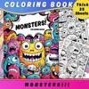 1pc,Adult Coloring Book,Teenagers Coloring Book,25 Different Patterns,100gsm Thick Paper,Stress Relief,Birthday Gift 1